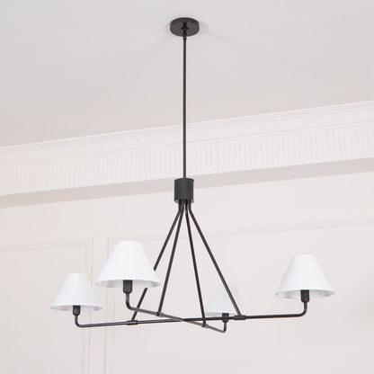 Angle Fabric Chandelier