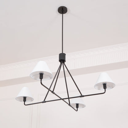 Angle Fabric Chandelier