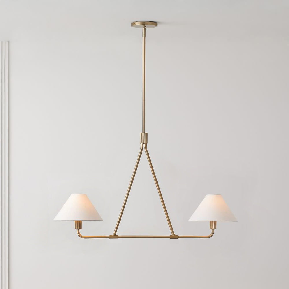 Angle Fabric Chandelier