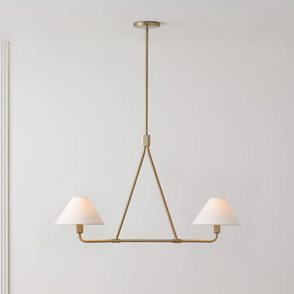 Angle Fabric Chandelier