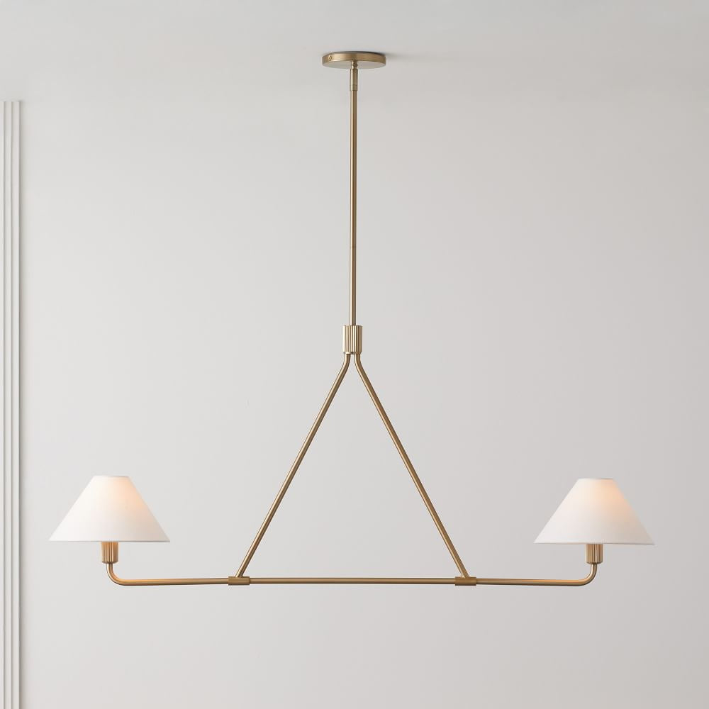 Angle Fabric Chandelier