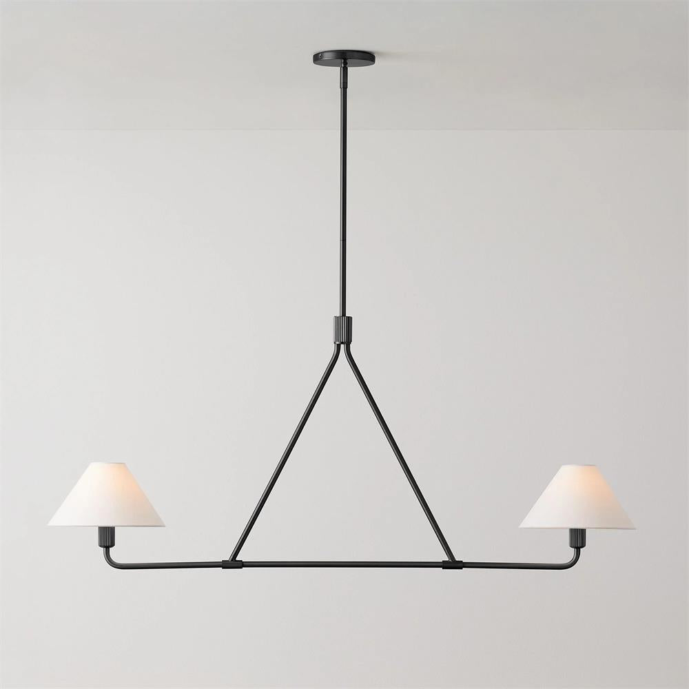 Angle Fabric Chandelier