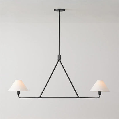 Angle Fabric Chandelier