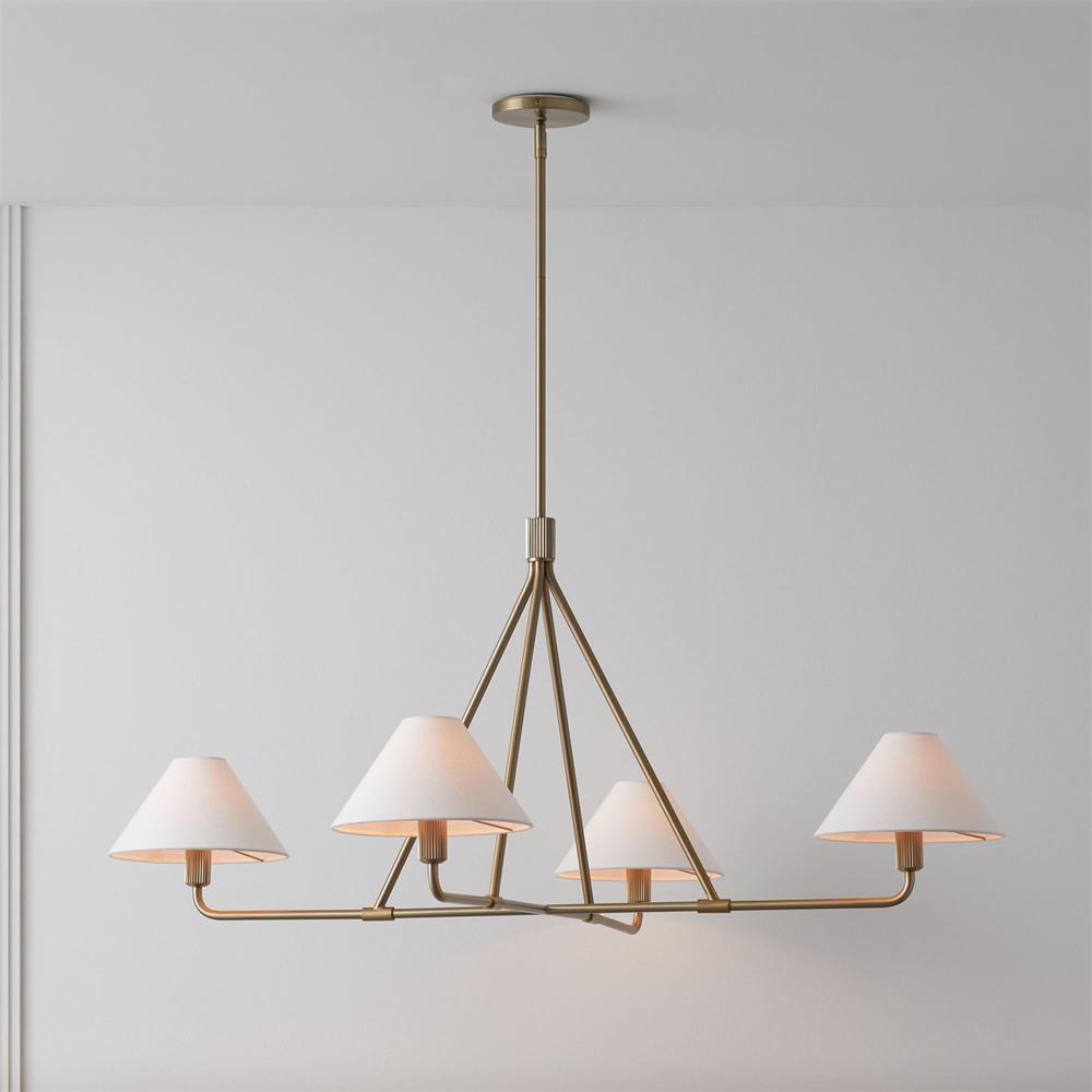 Angle Fabric Chandelier