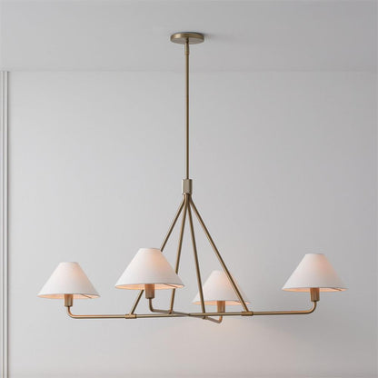 Angle Fabric Chandelier