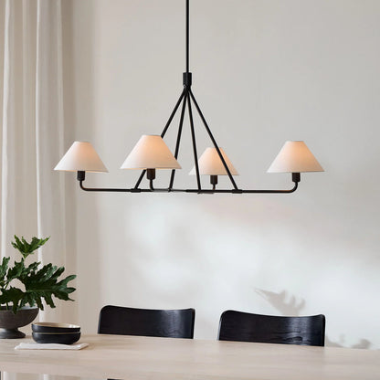 Angle Fabric Chandelier