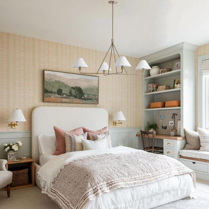 Angle Fabric Chandelier
