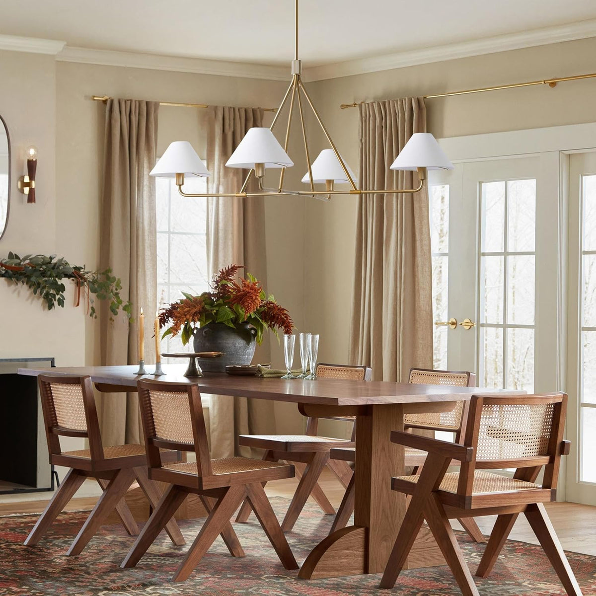 Angle Fabric Chandelier