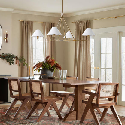 Angle Fabric Chandelier