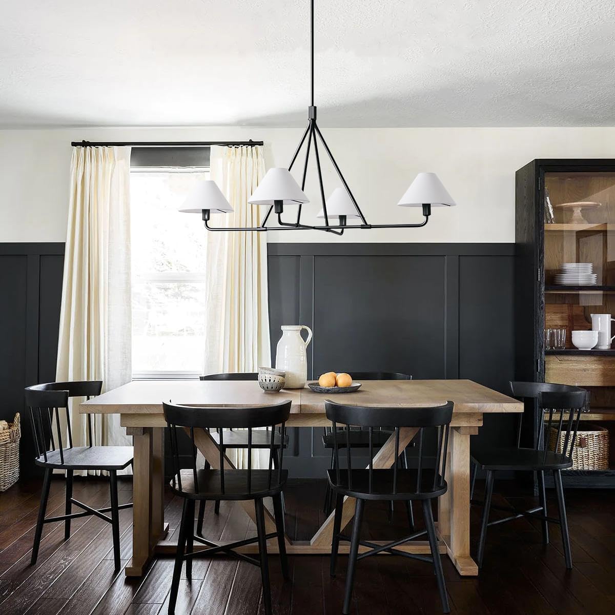 Angle Fabric Chandelier