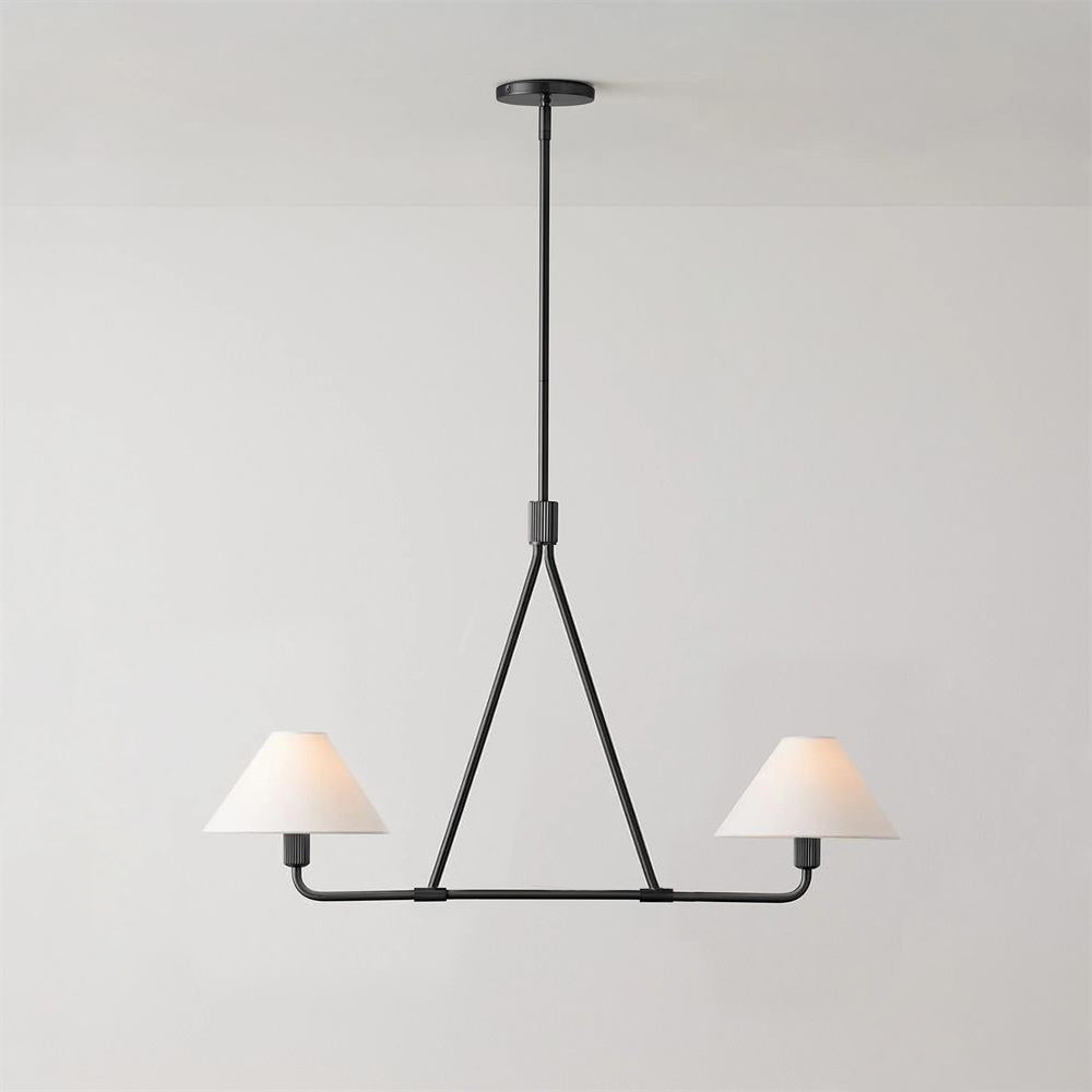 Angle Fabric Chandelier