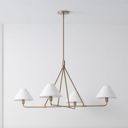 Angle Fabric Chandelier