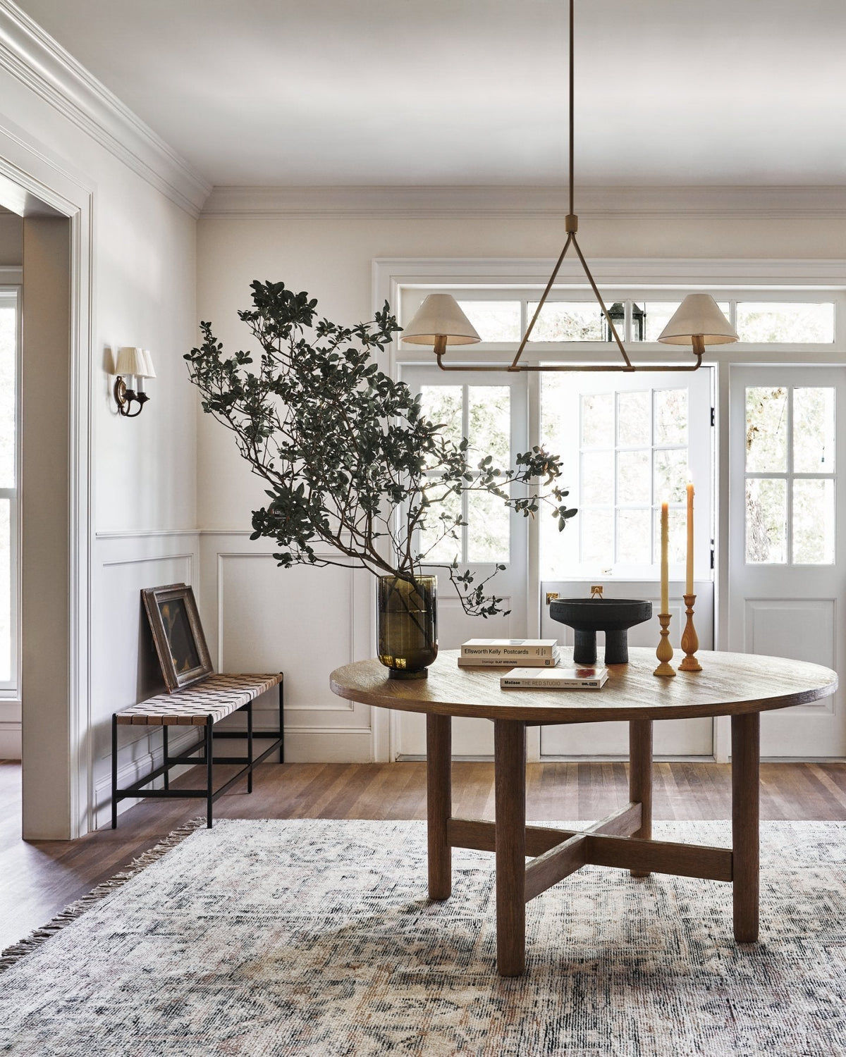 Angle Fabric Chandelier