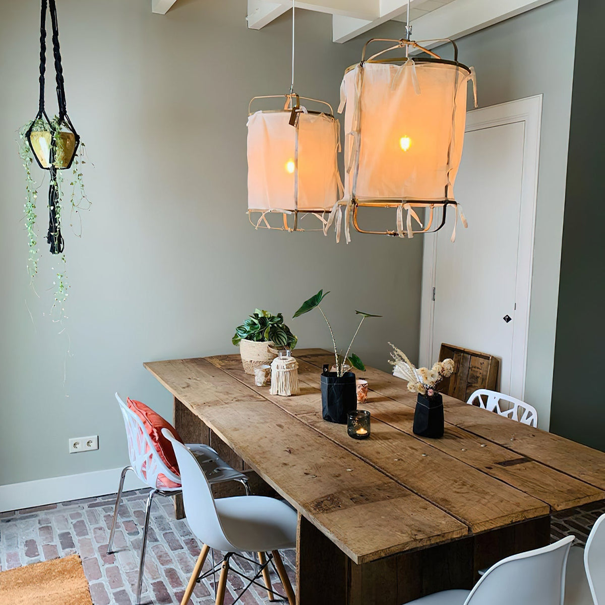 Frame Lantern Pendant Light