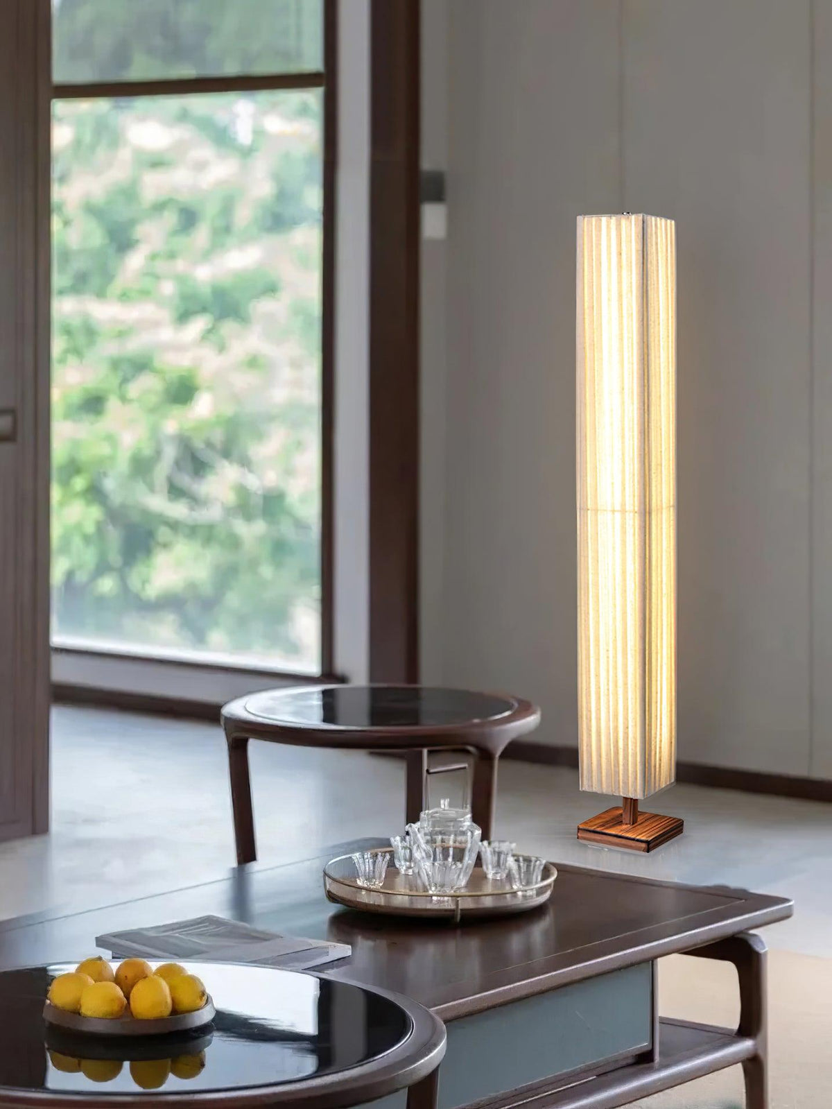 Flute Column Floor Lamp