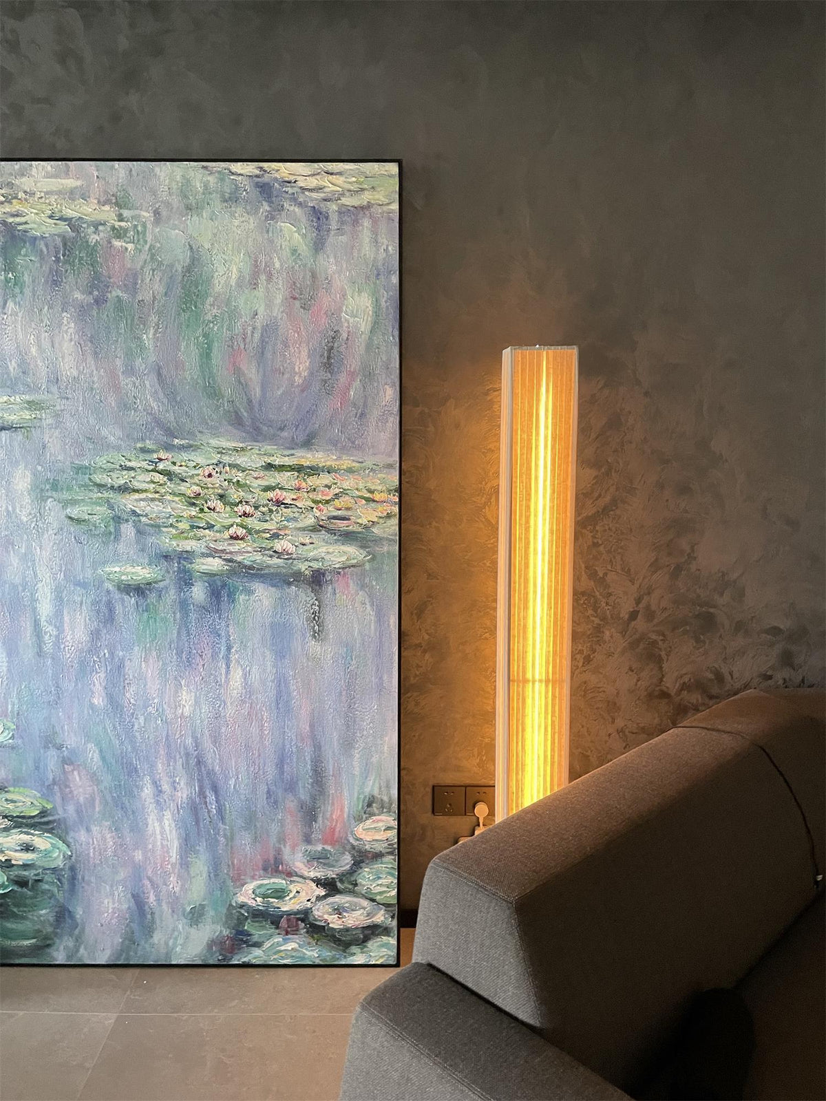 Flute Column Floor Lamp