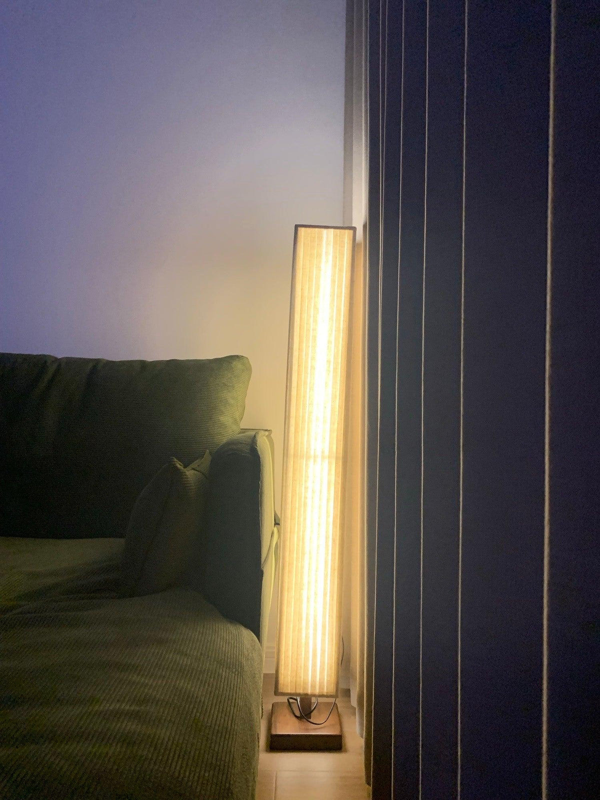 Flute Column Floor Lamp