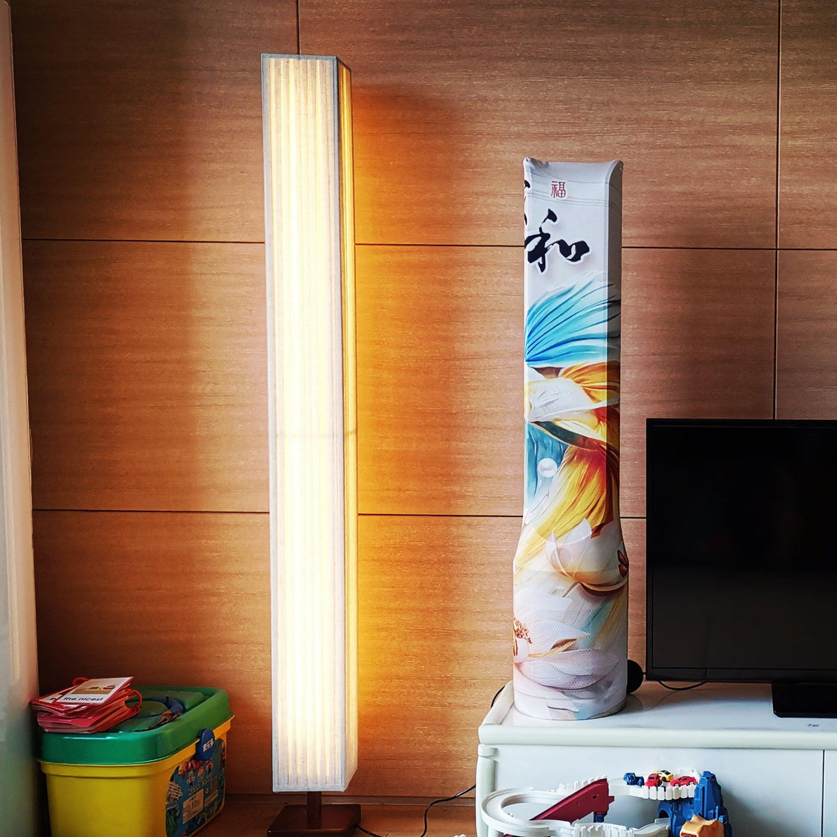 Flute Column Floor Lamp