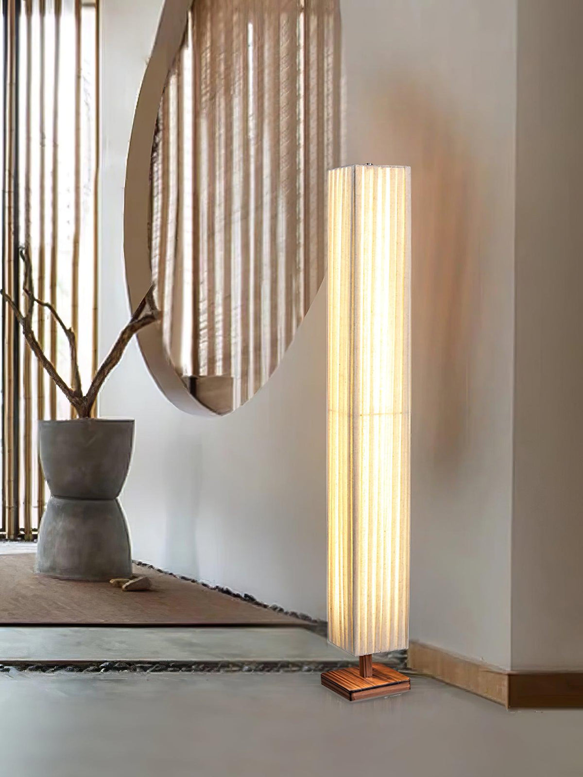 Flute Column Floor Lamp