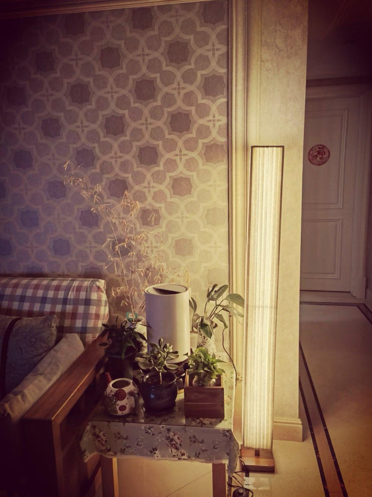 Flute Column Floor Lamp