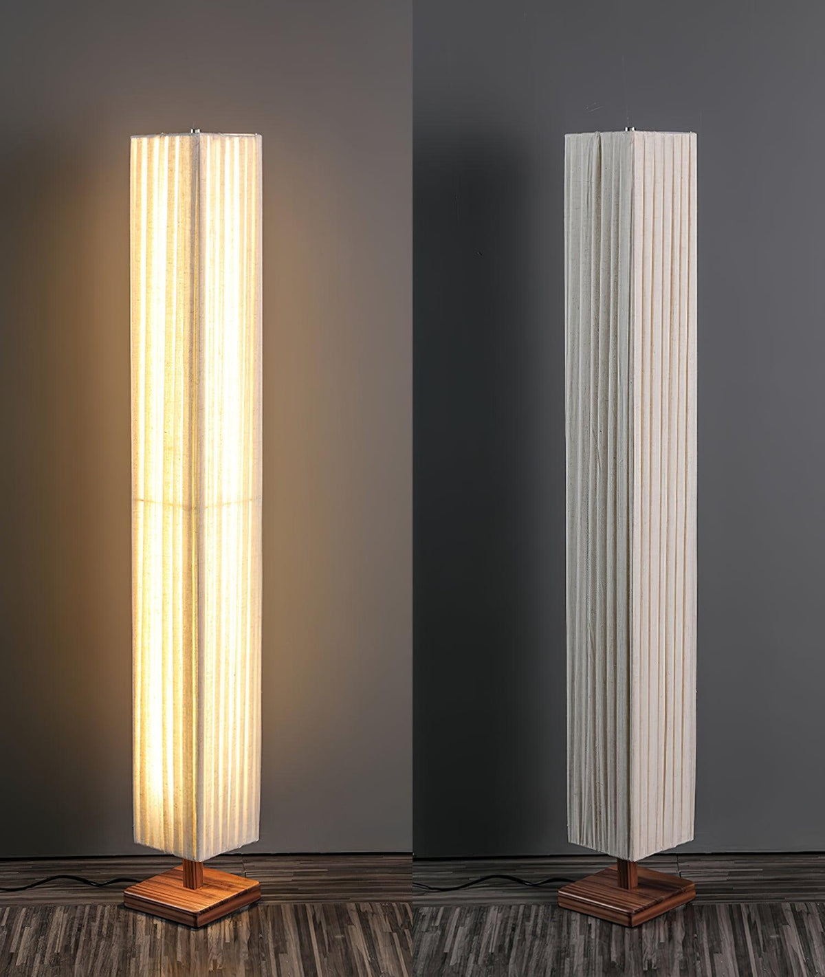 Flute Column Floor Lamp