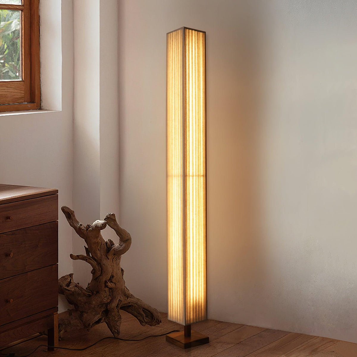 Flute Column Floor Lamp