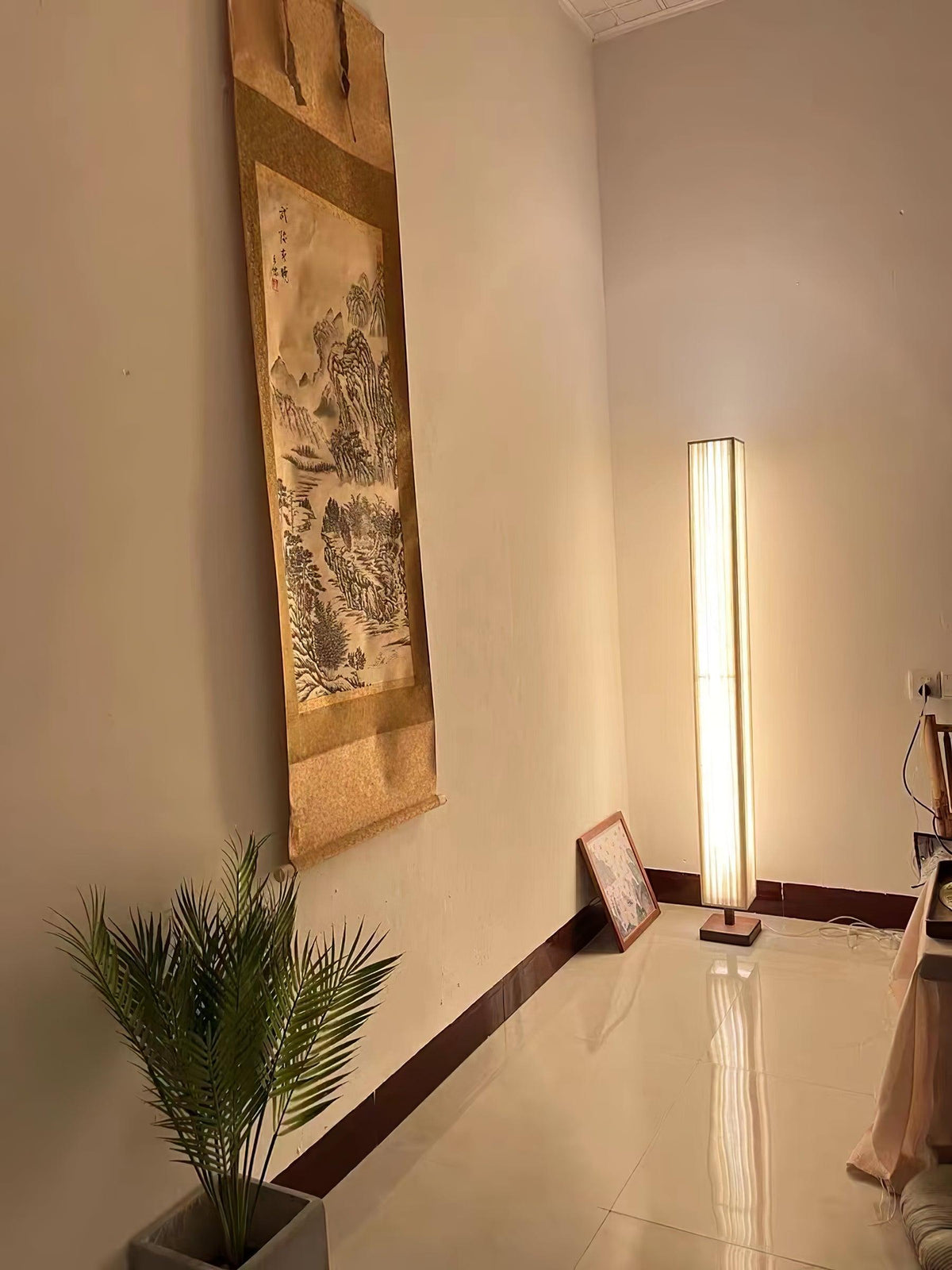 Flute Column Floor Lamp