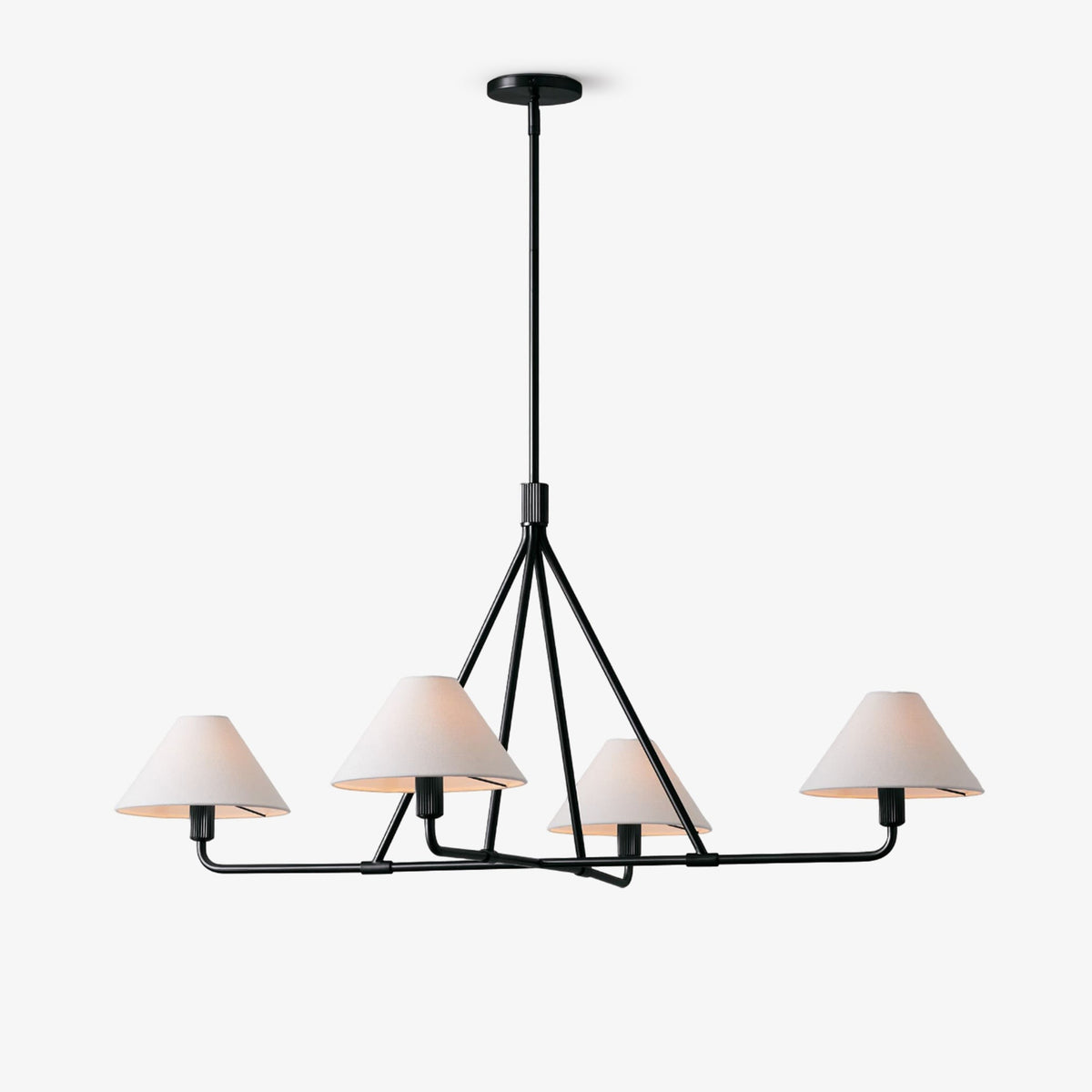 Angle Fabric Chandelier