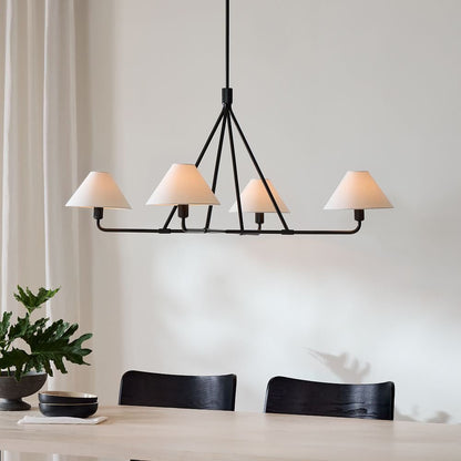 Angle Fabric Chandelier