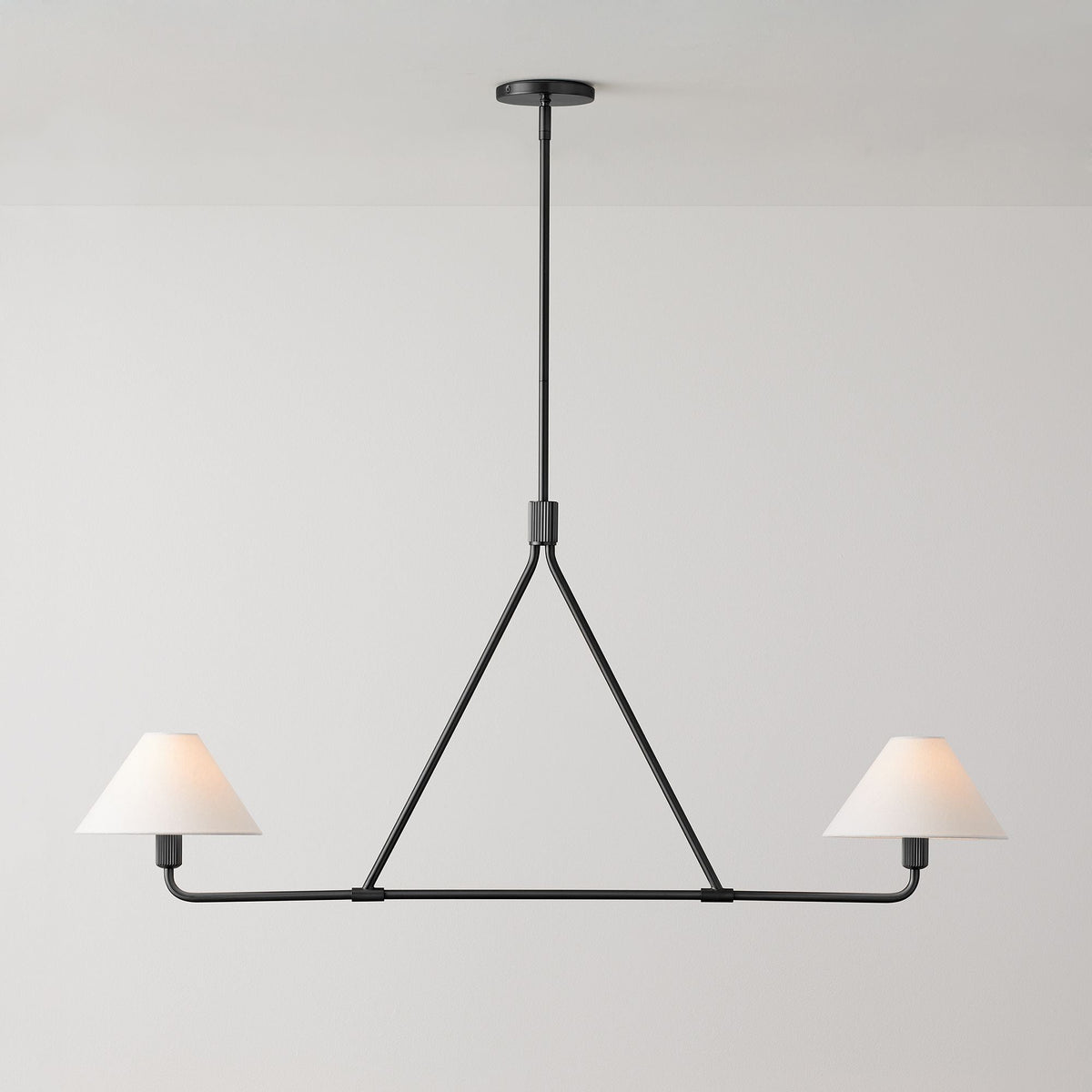 Angle Fabric Chandelier
