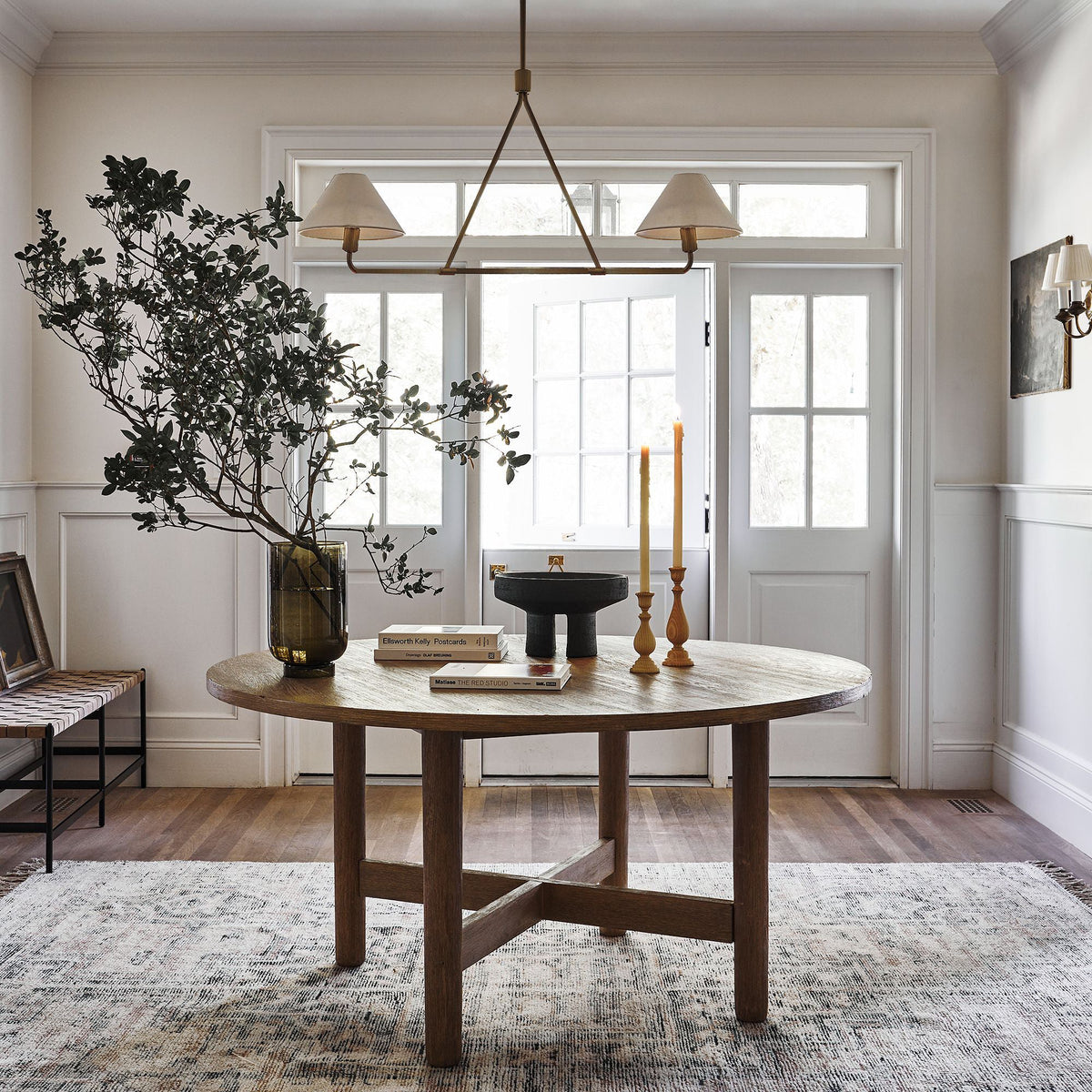 Angle Fabric Chandelier