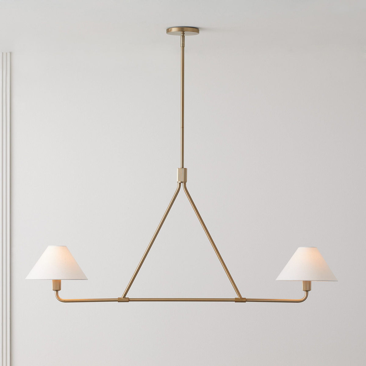 Angle Fabric Chandelier