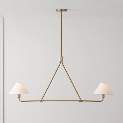 Angle Fabric Chandelier