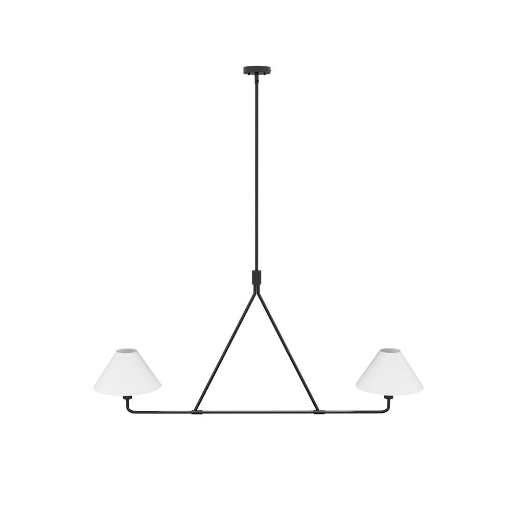 Angle Fabric Chandelier