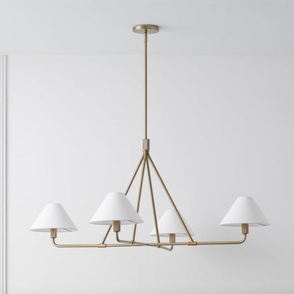 Angle Fabric Chandelier