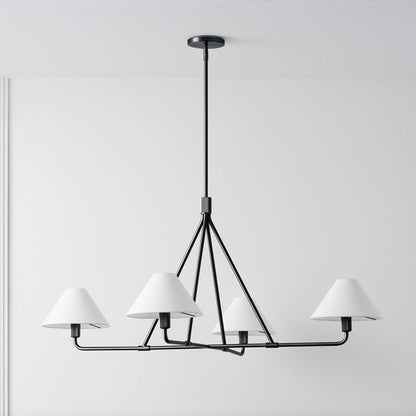 Angle Fabric Chandelier