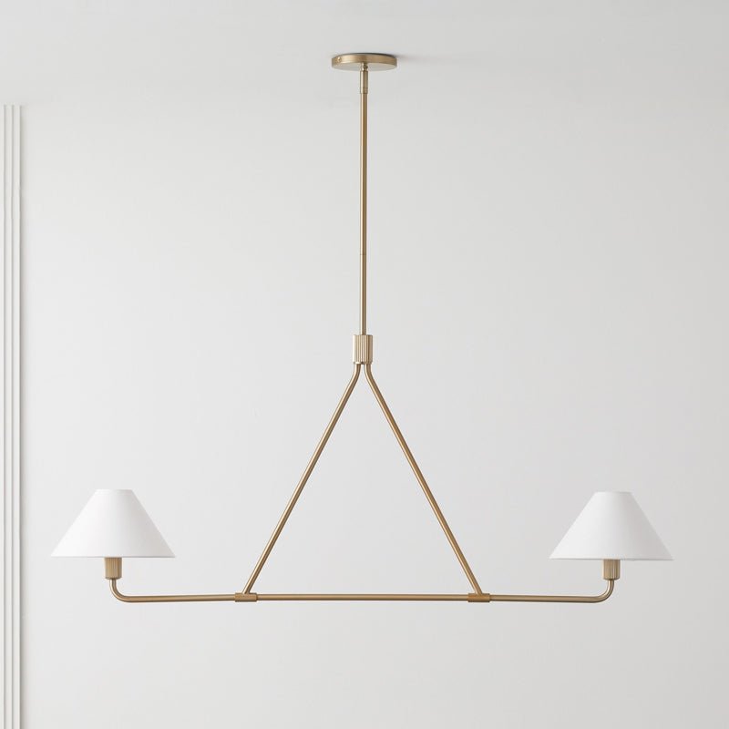 Angle Fabric Chandelier