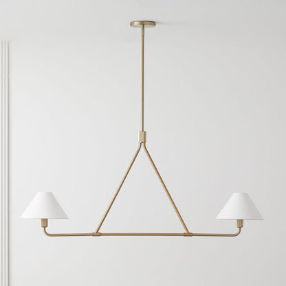 Angle Fabric Chandelier