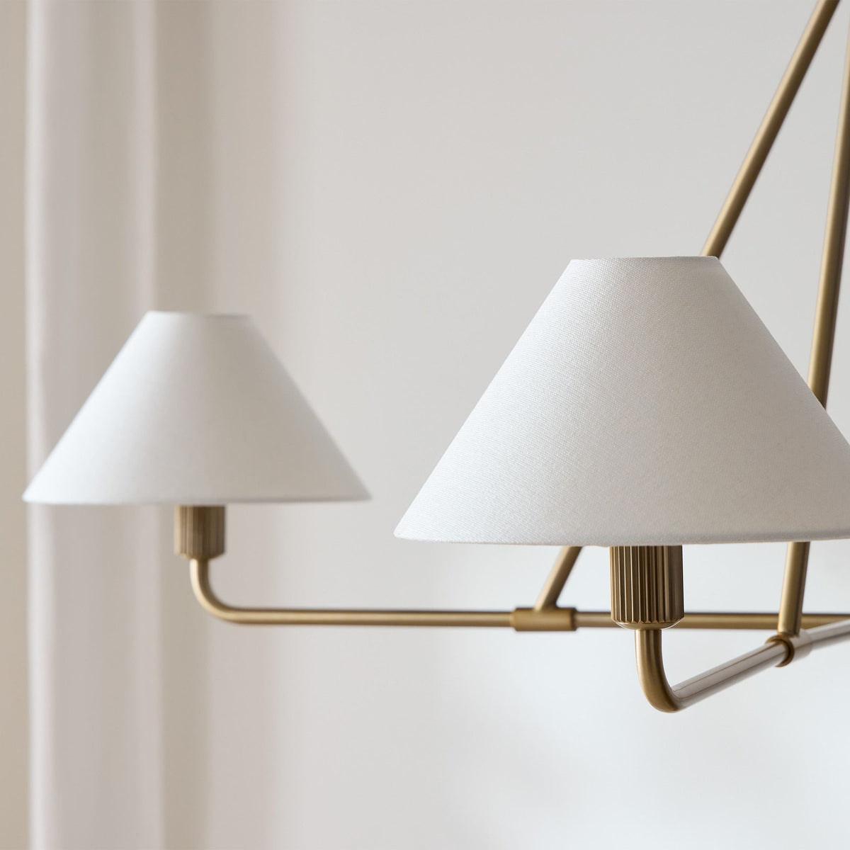 Angle Fabric Chandelier