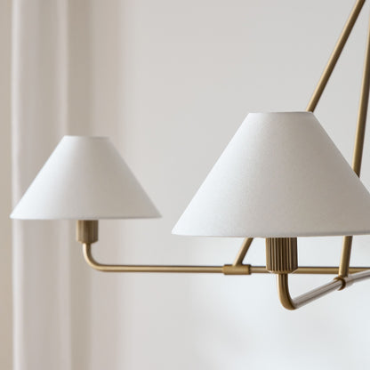 Angle Fabric Chandelier