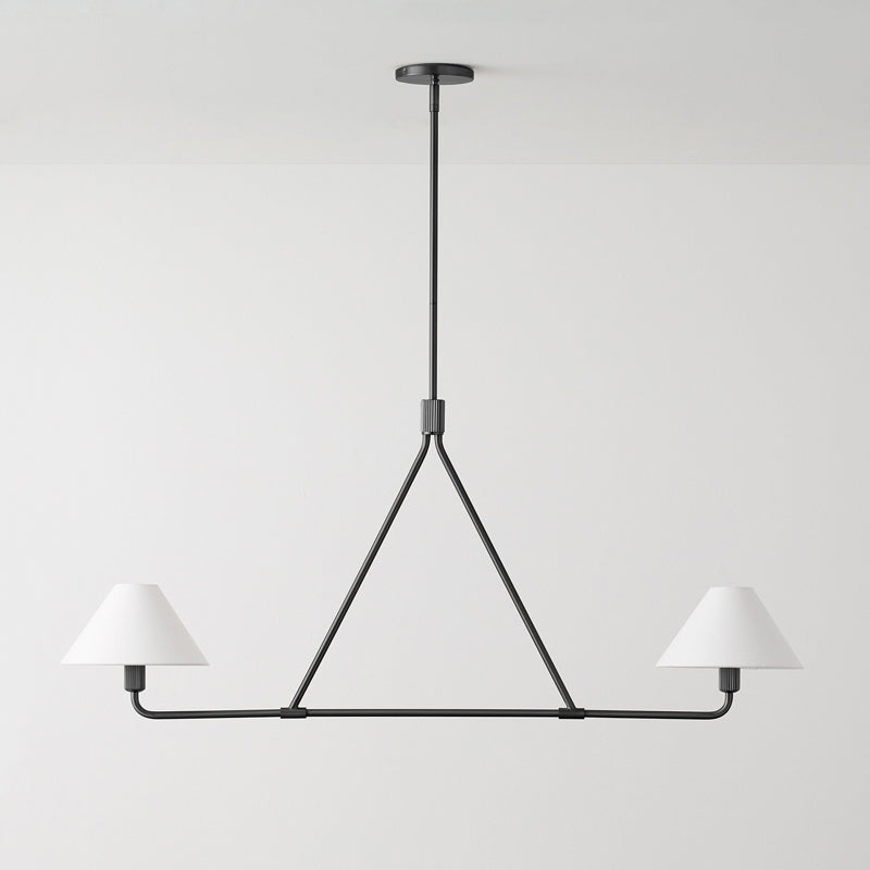 Angle Fabric Chandelier