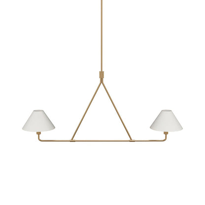 Angle Fabric Chandelier
