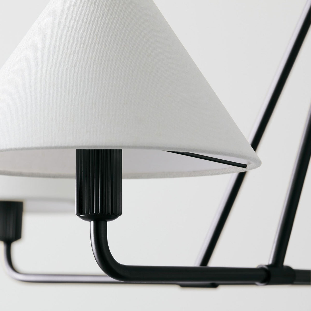 Angle Fabric Chandelier