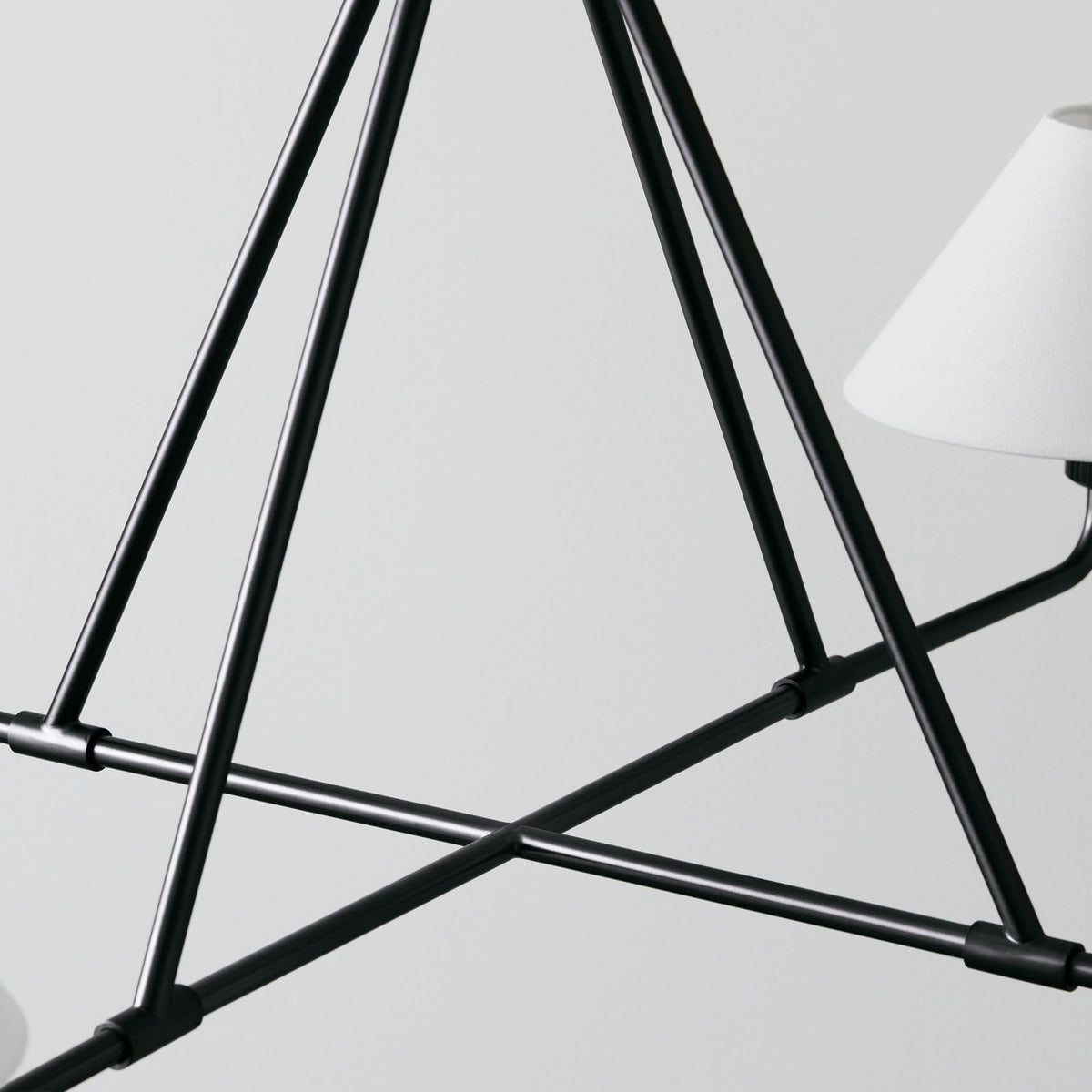 Angle Fabric Chandelier