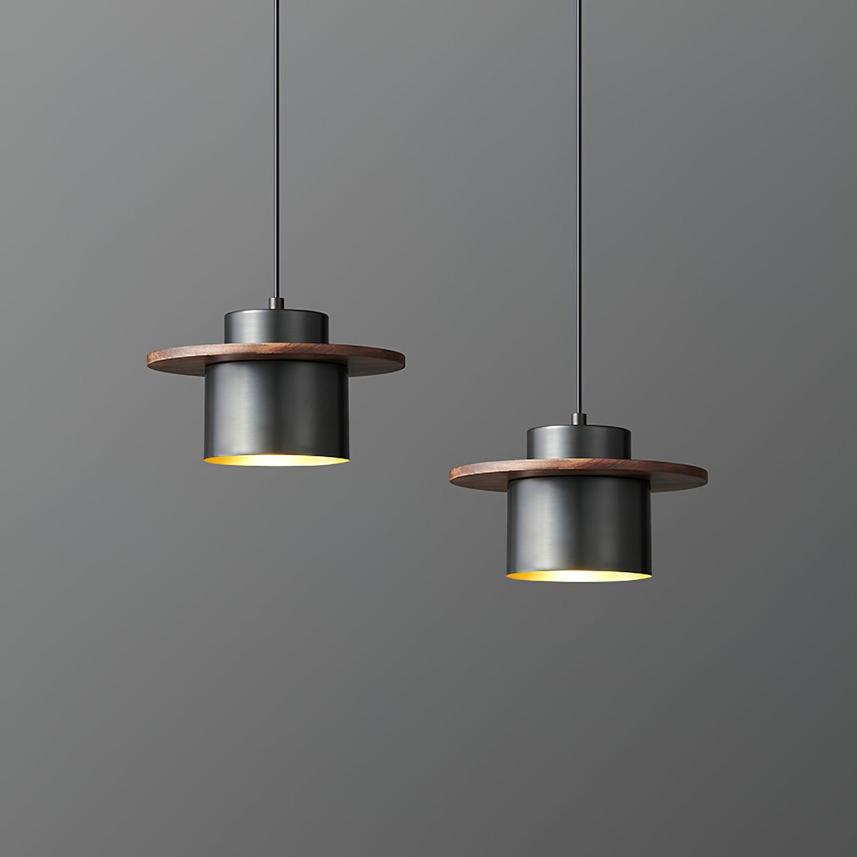 Crown Timber Pendant Light