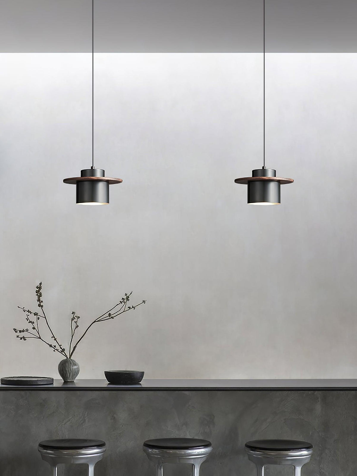 Crown Timber Pendant Light