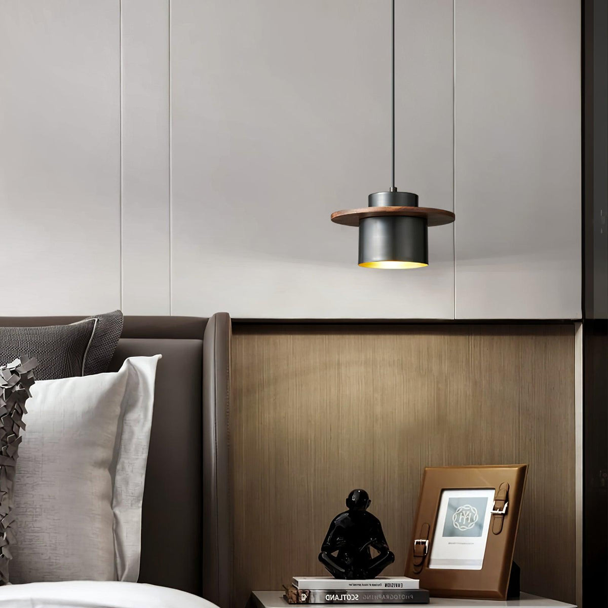 Crown Timber Pendant Light