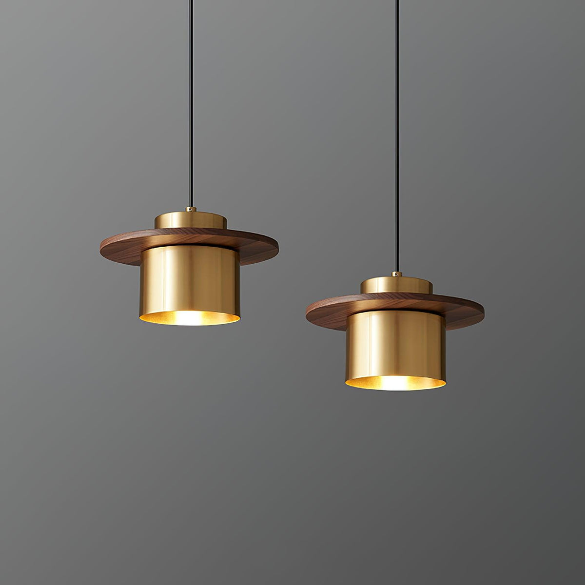 Crown Timber Pendant Light