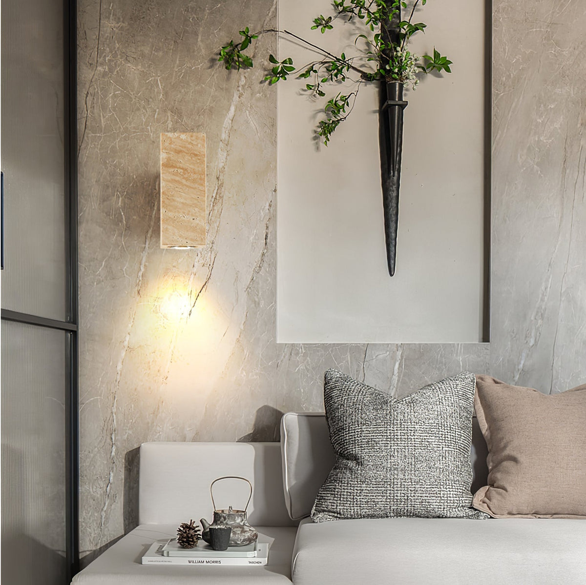 Quarry Column Plug-in Wall Light