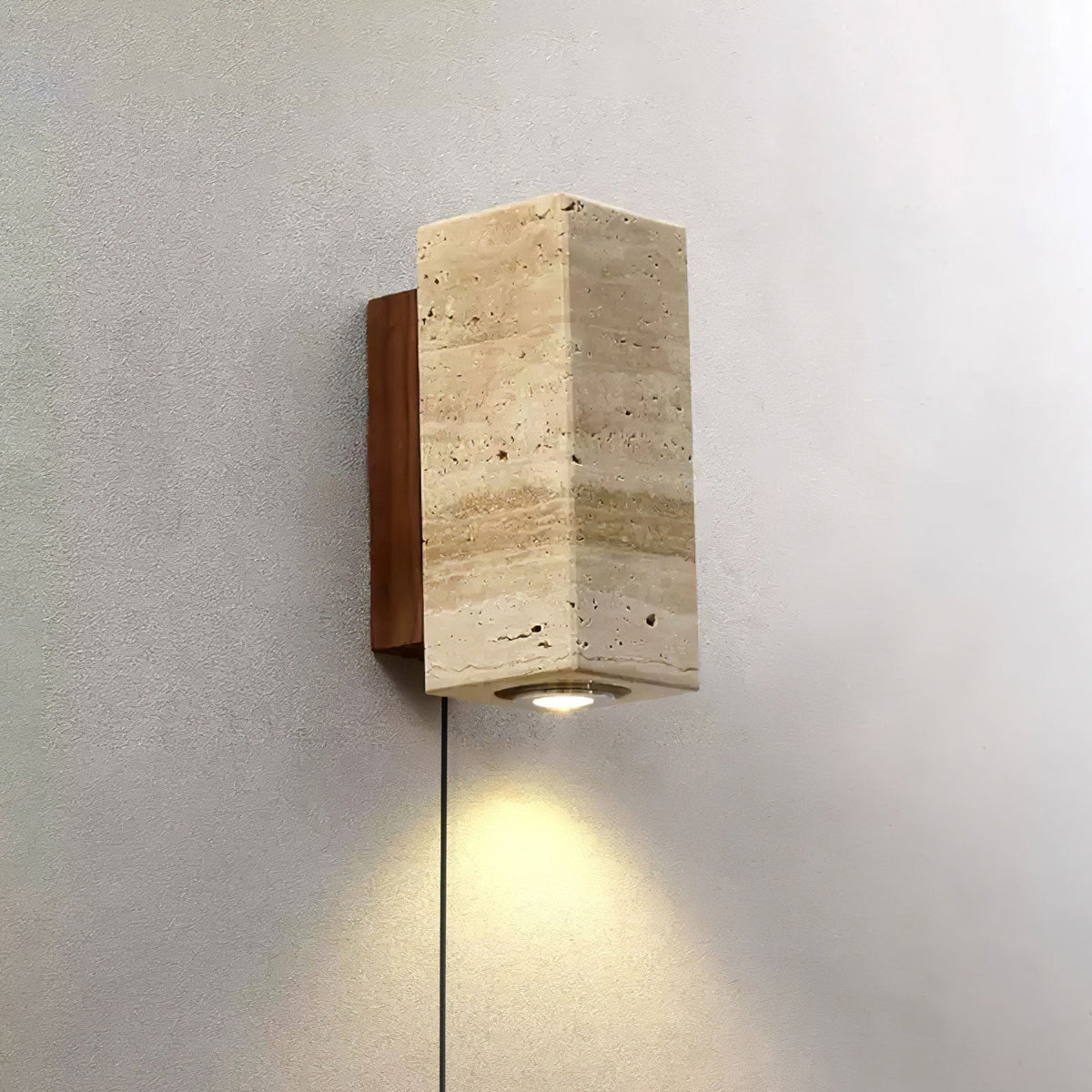 Quarry Column Plug-in Wall Light